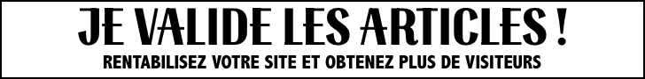 Je valide les articles